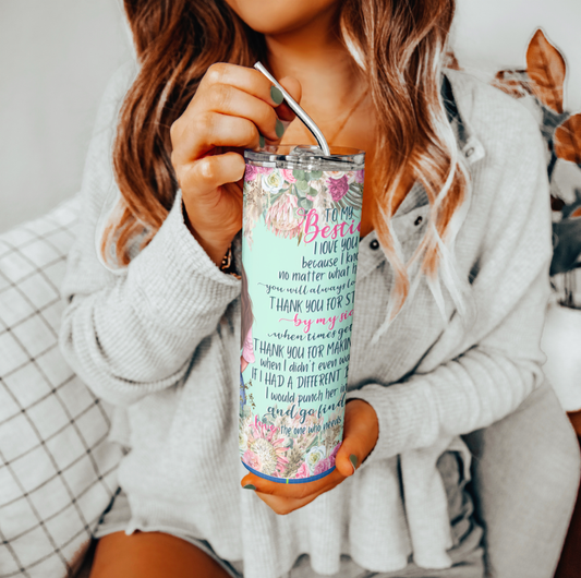 Best Friend Tumbler | Glitz & Glamour Tumblers