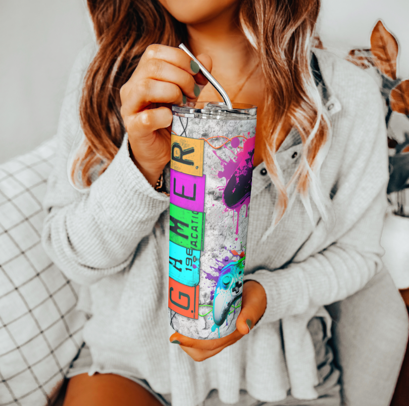 Gamer Life Tumbler | Glitz & Glamour Tumblers