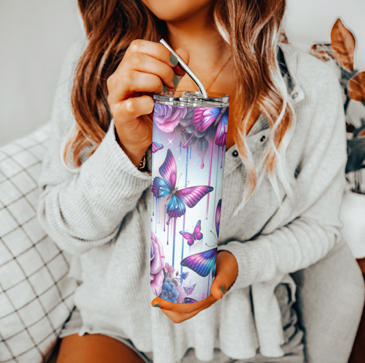 Butterfly Tumbler | Glitz & Glamour Tumblers