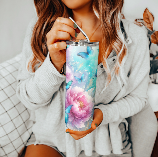 Butterfly Tumbler | Glitz & Glamour Tumblers