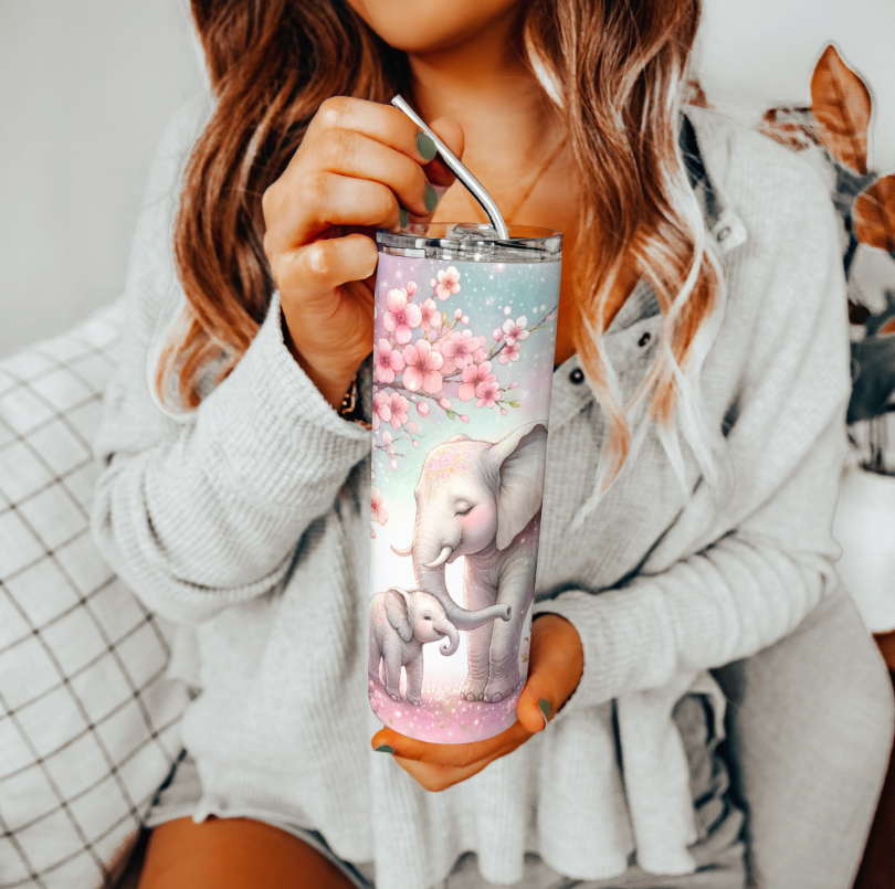 Elephant Tumbler | Glitz & Glamour Tumblers