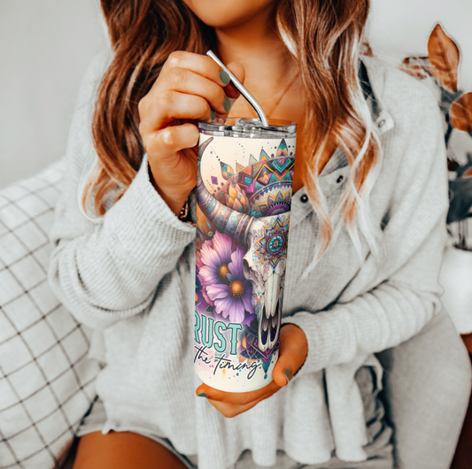 Trust the Timing of Your Life Tumbler | Glitz & Glamour Tumblers