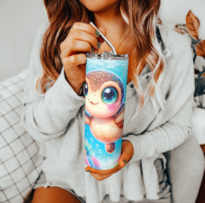 Sea Turtle Tumbler | Glitz & Glamour Tumblers