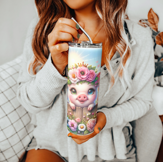 Pig Tumbler | Glitz & Glamour Tumblers