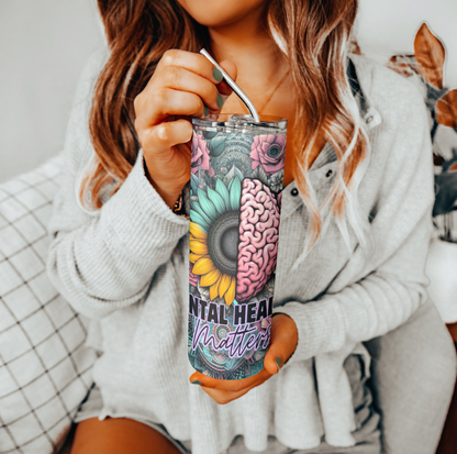 Mental Health Matters Tumbler | Glitz & Glamour Tumblers