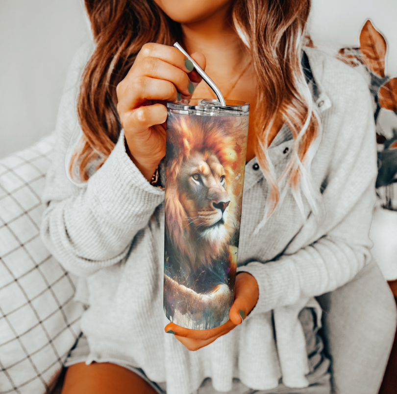 Lion Tumbler | Glitz & Glamour Tumblers