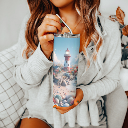 Lighthouse Tumbler | Glitz & Glamour Tumblers