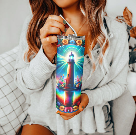 Lighthouse Tumbler | Glitz & Glamour Tumblers