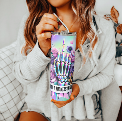 Funny Sarcastic Skeleton | Glitz & Glamour Tumblers