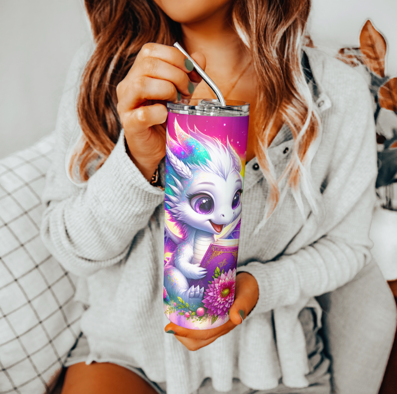 Book Dragon Tumbler | Glitz & Glamour Tumblers