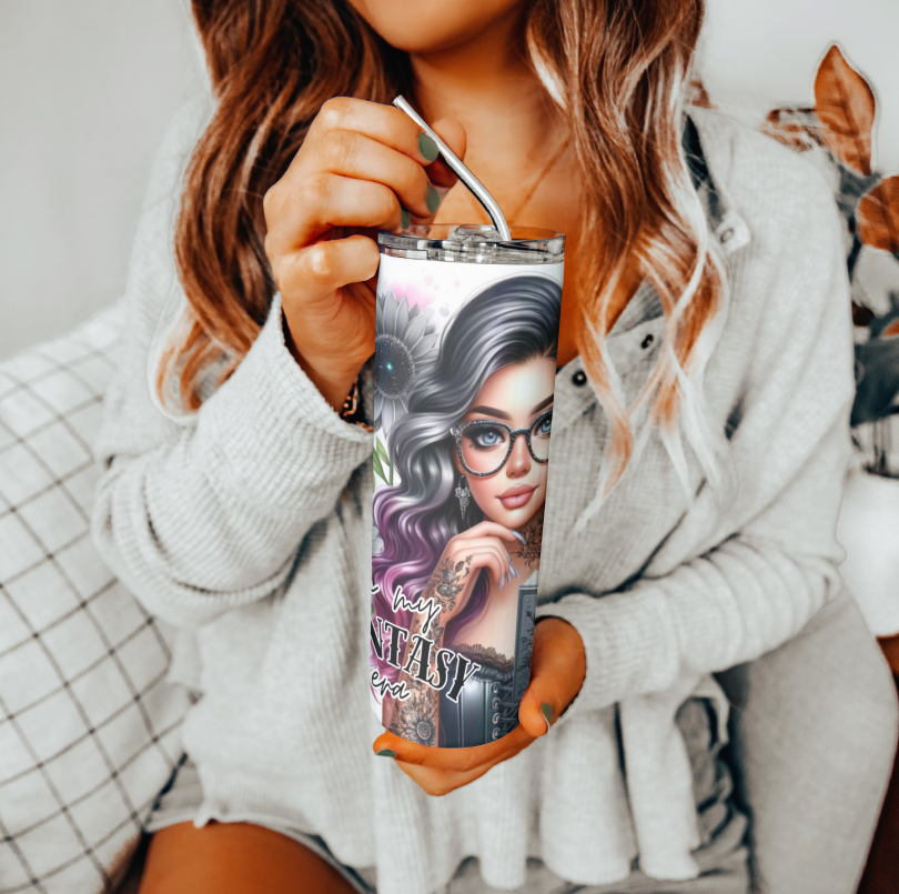 In My Fantasy Era Book Tumbler | Glitz & Glamour Tumblers