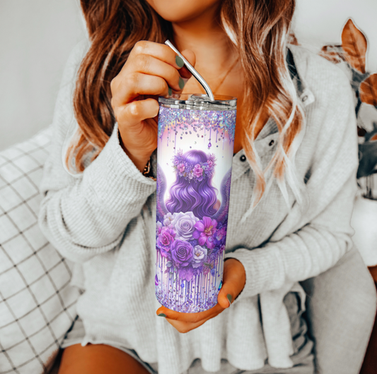 Angel 20oz Tumbler Drinkware | Glitz & Glamour Tumblers