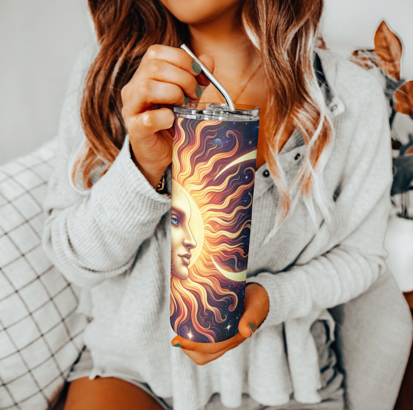 Sun and Moon Tumbler | Glitz & Glamour Tumblers