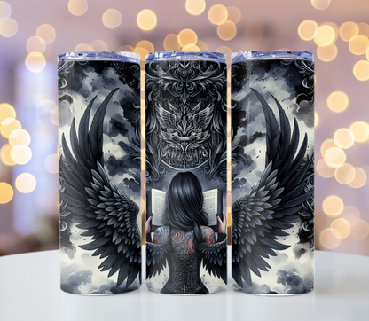 Book Angel Tumbler | Glitz & Glamour Tumblers