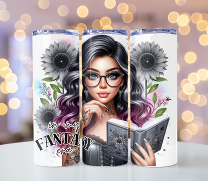 In My Fantasy Era Book Tumbler | Glitz & Glamour Tumblers