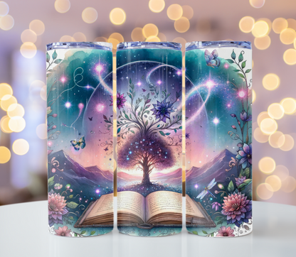 Mystical Book Tumbler | Glitz & Glamour Tumblers