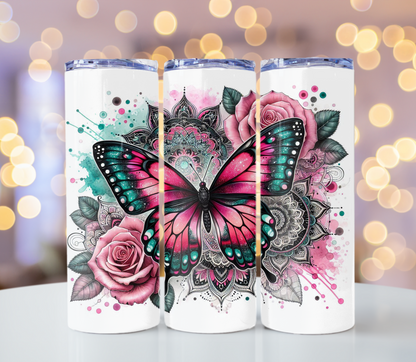 Butterfly Tumbler | Glitz & Glamour Tumblers