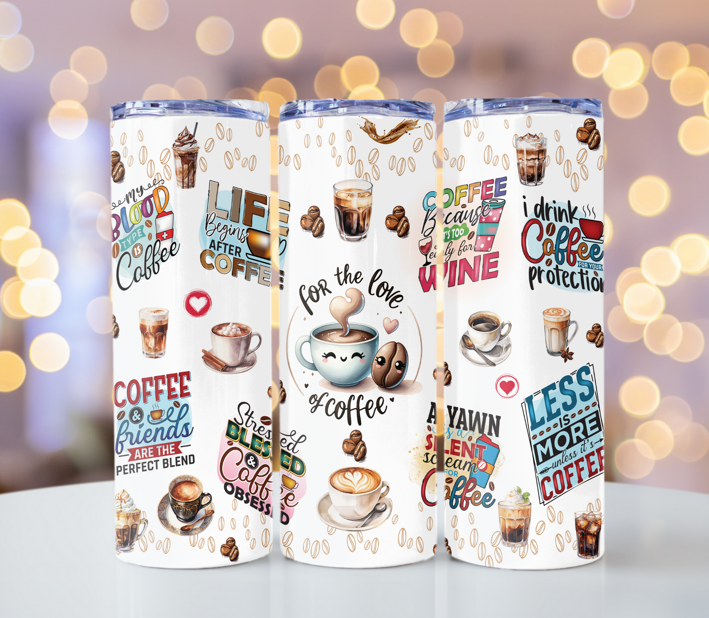 Coffee Tumbler | Glitz & Glamour Tumblers