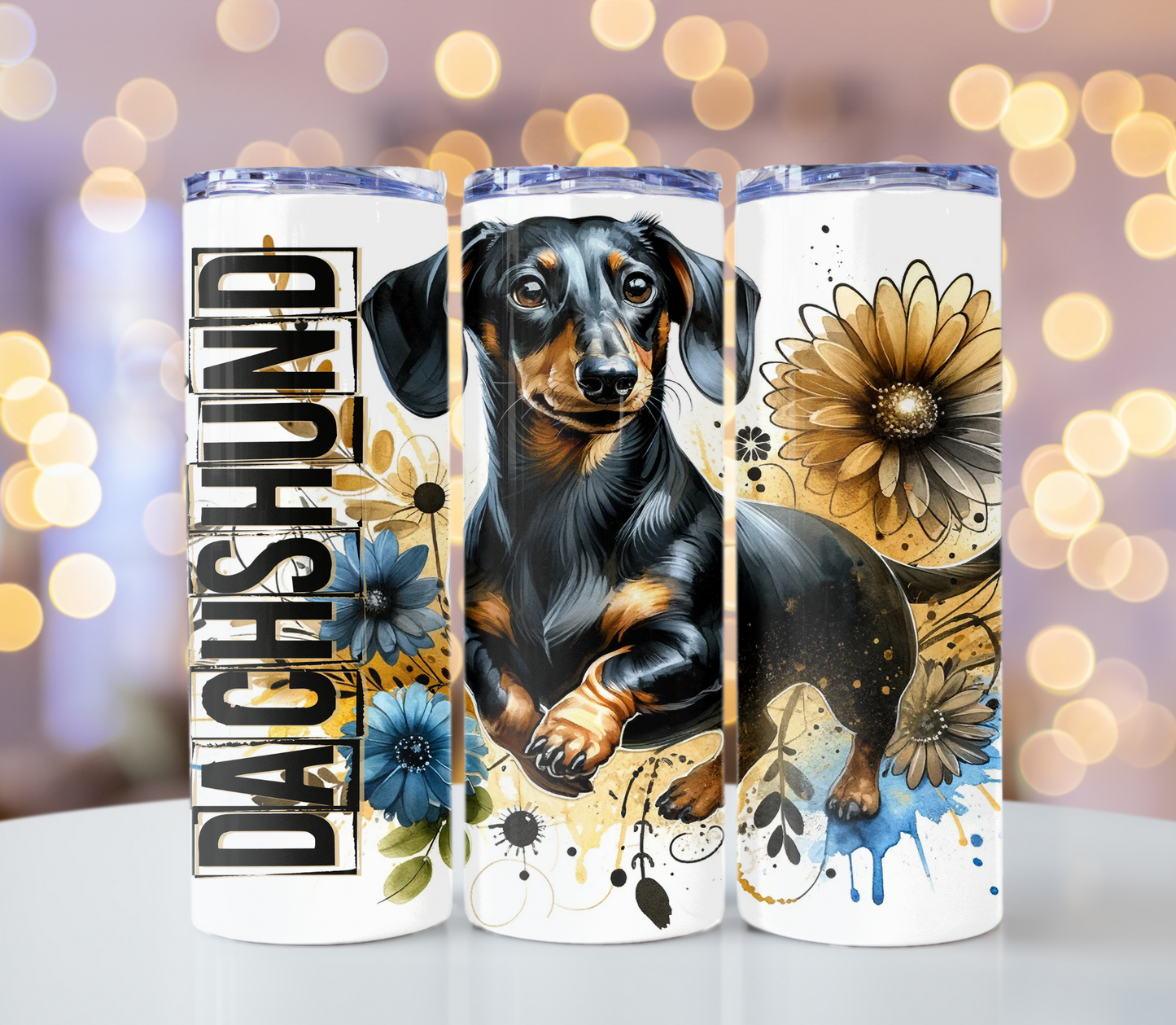 Dog Dachshund Tumbler | Glitz & Glamour Tumblers