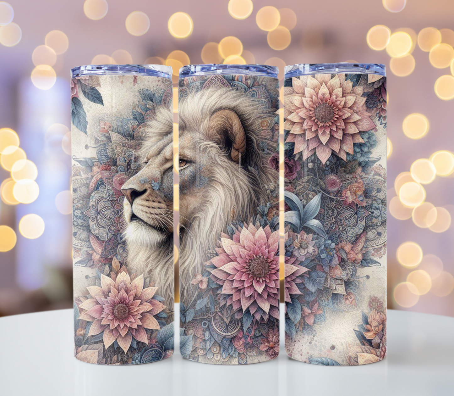 Lion Tumbler | Glitz & Glamour Tumblers