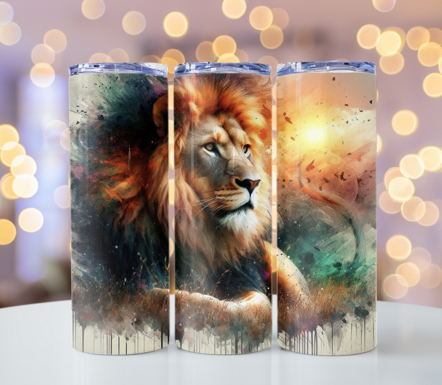 Lion Tumbler | Glitz & Glamour Tumblers