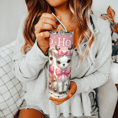 Deer Christmas Tumbler | Glitz & Glamour Tumblers