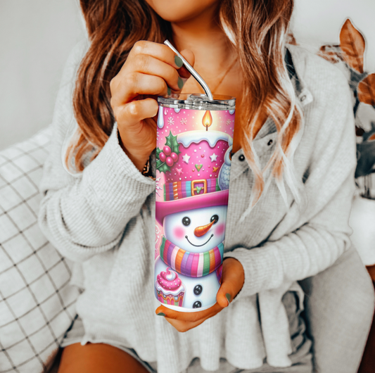 Snowman Tumbler | Glitz & Glamour Tumblers