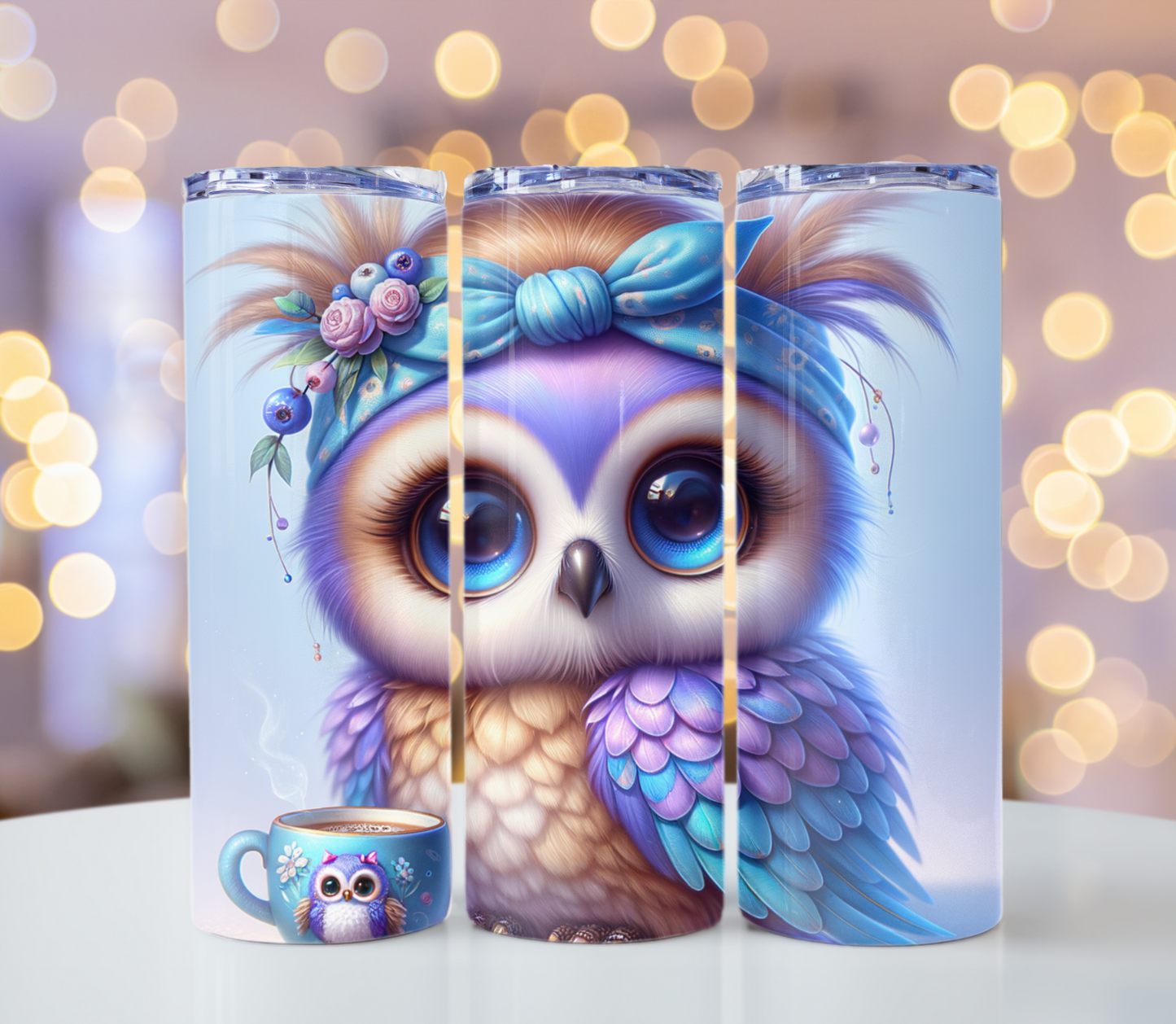 Owl Tumbler | Glitz & Glamour Tumblers