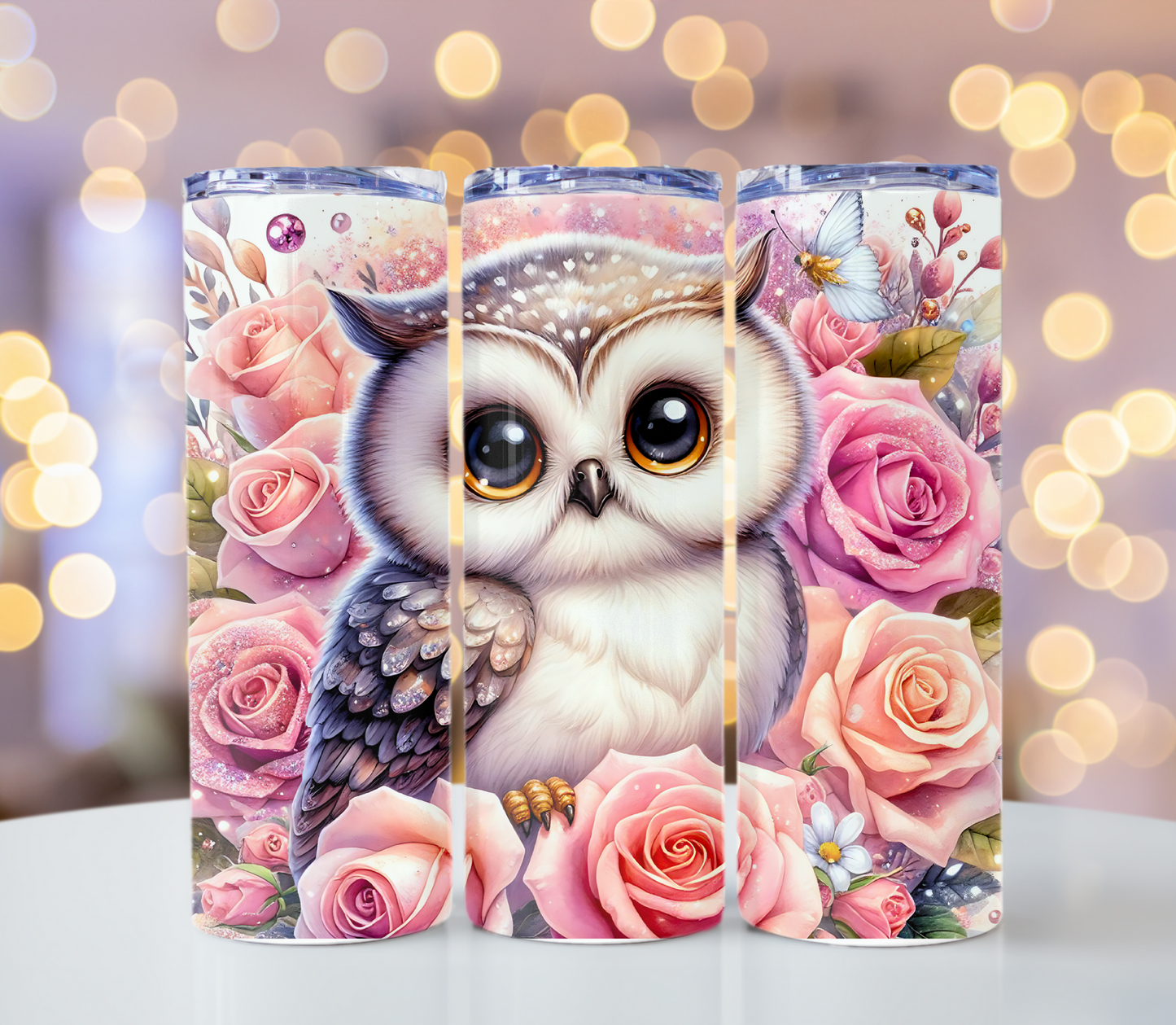 Owl Tumbler | Glitz & Glamour Tumblers