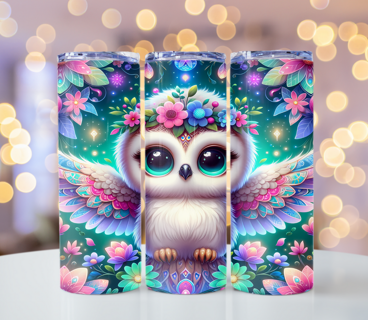 Owl Tumbler | Glitz & Glamour Tumblers