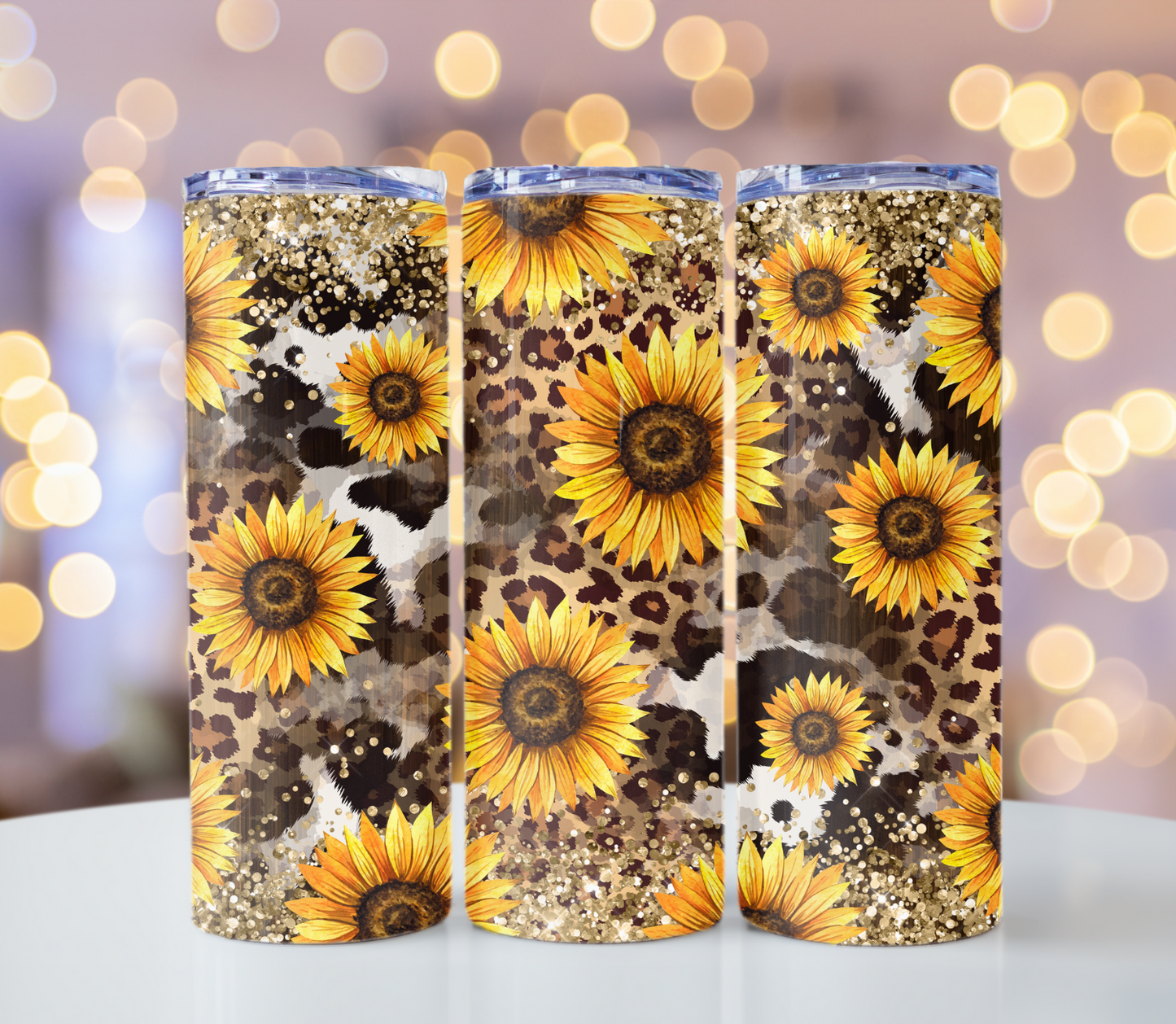 Sunflower Tumbler | Glitz & Glamour Tumblers