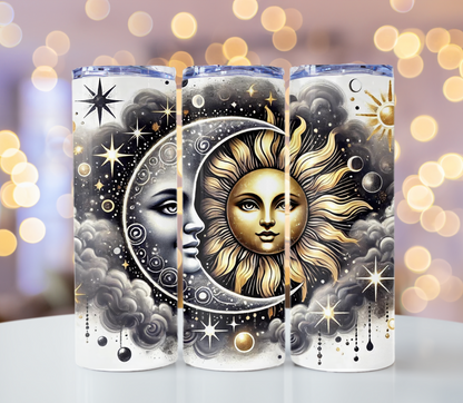 Sun and Moon Tumbler | Glitz & Glamour Tumblers