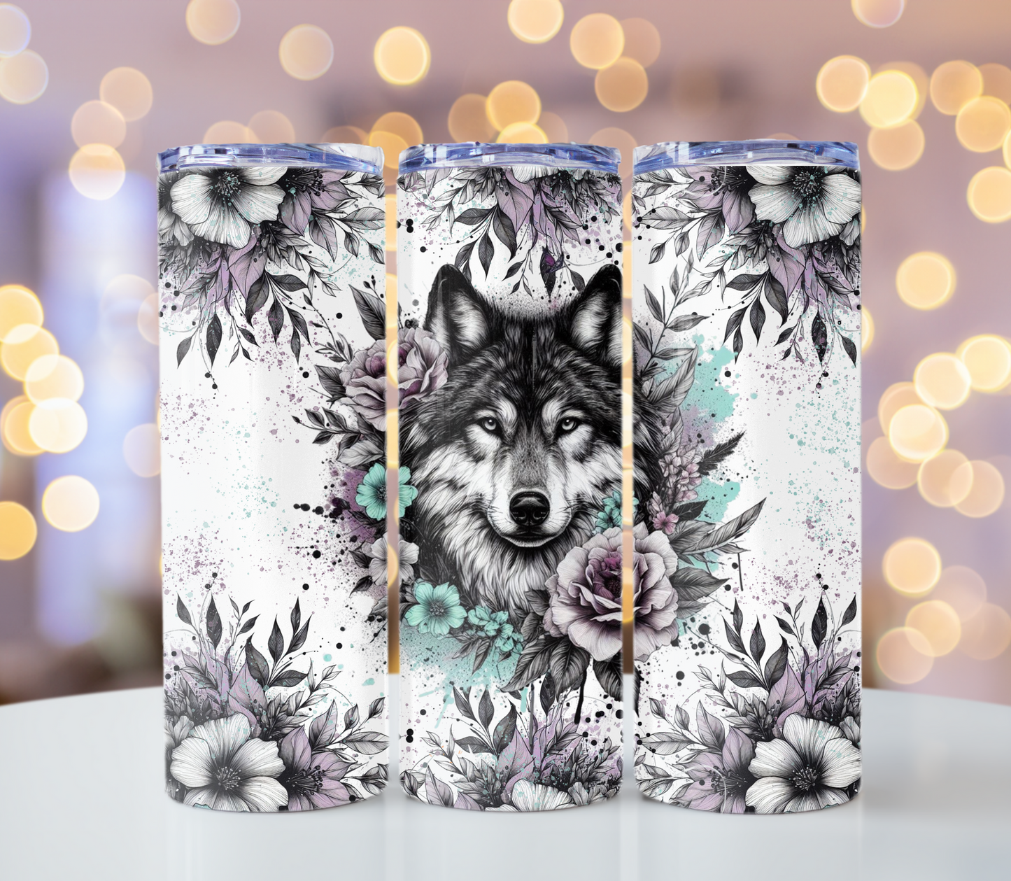 Wolf Tumbler | Glitz & Glamour Tumblers