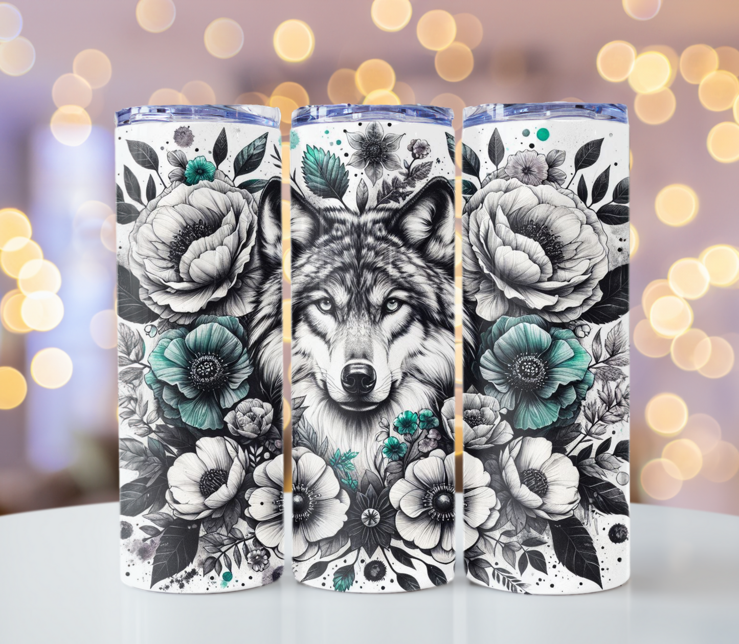 Wolf Tumbler | Glitz & Glamour Tumblers